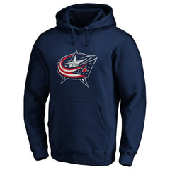Columbus Blue Jackets #1 Dad Pullover Hoodie - Navy Hoodies