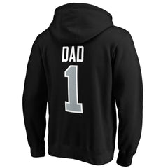 Los Angeles Kings #1 Dad Pullover Hoodie - Black Hoodies