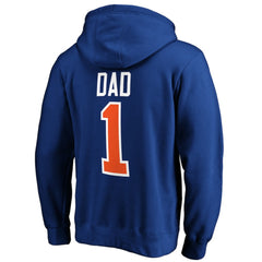 New York Islanders #1 Dad Pullover Hoodie - Royal Hoodies