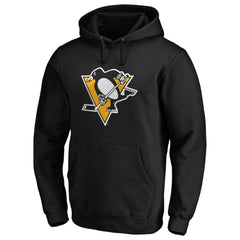 Pittsburgh Penguins #1 Dad Pullover Hoodie - Black Hoodies