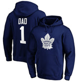 Toronto Maple Leafs #1 Dad Pullover Hoodie - Blue Hoodies