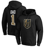 Vegas Golden Knights #1 Dad Pullover Hoodie - Black Hoodies