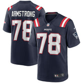 Bruce Armstrong New England Patriots Game Retired Player Jersey - Navy discount