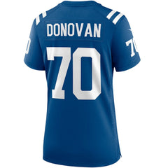 Art Donovan Indianapolis Colts Women's Game Retired Player Jersey - Royal cheap