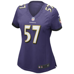Bart Scott Baltimore Ravens Women's Game Retired Player Jersey - Purple online