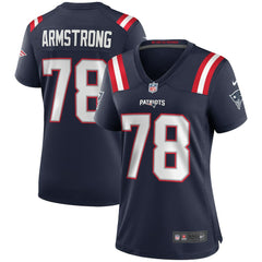 Bruce Armstrong New England Patriots Women's Game Retired Player Jersey - Navy on sale