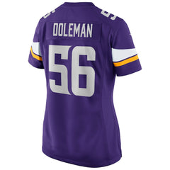 Chris Doleman Minnesota Vikings Women's Game Retired Player Jersey - Purple on sale