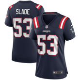 Chris Slade New England Patriots Women's Game Retired Player Jersey - Navy for sale