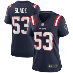 Chris Slade New England Patriots Women's Game Retired Player Jersey - Navy for sale