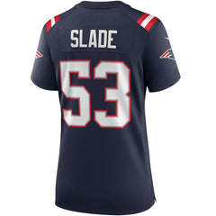 Chris Slade New England Patriots Women's Game Retired Player Jersey - Navy for sale
