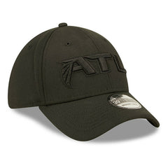 Atlanta Falcons New Era Black On Black Alternate Logo 39THIRTY Flex Hat cheap