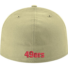 San Francisco 49ers New Era Omaha Throwback 59FIFTY Fitted Hat - Gold cheap