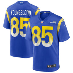 Jack Youngblood Los Angeles Rams Game Retired Player Jersey - Royal for sale