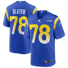 Jackie Slater Los Angeles Rams Game Retired Player Jersey - Royal sale