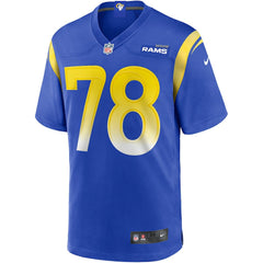 Jackie Slater Los Angeles Rams Game Retired Player Jersey - Royal sale