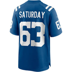Jeff Saturday Indianapolis Colts Game Retired Player Jersey - Royal sale