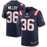 Lawyer Milloy New England Patriots Game Retired Player Jersey - Navy discount