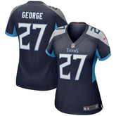 Eddie George Tennessee Titans Women's Game Retired Player Jersey - Navy sale