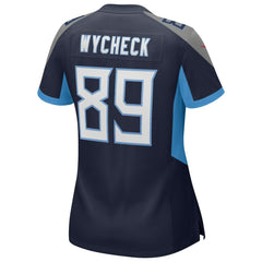 Frank Wycheck Tennessee Titans Women's Game Retired Player Jersey - Navy outlet