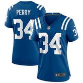 Joe Perry Indianapolis Colts Women's Game Retired Player Jersey - Royal for sale