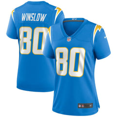 Kellen Winslow Los Angeles Chargers Women's Game Retired Player Jersey - Powder Blue cheap