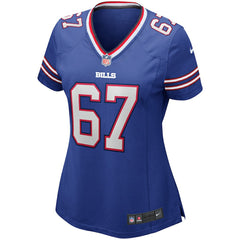 Kent Hull Buffalo Bills Women's Game Retired Player Jersey - Royal cheap
