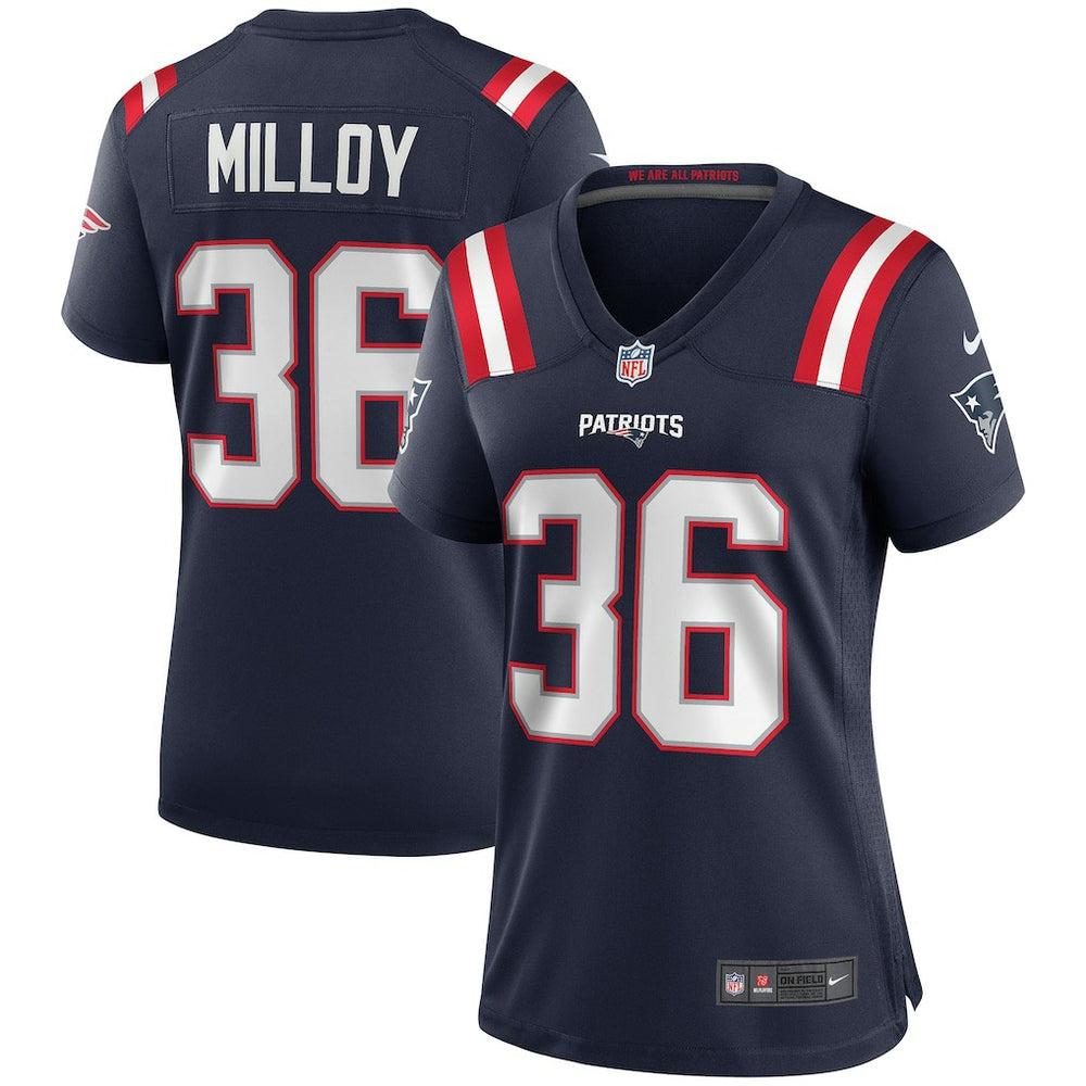 Lawyer Milloy New England Patriots Women's Game Retired Player Jersey - Navy cheap