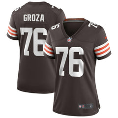Lou Groza Cleveland Browns Women's Game Retired Player Jersey - Brown sale