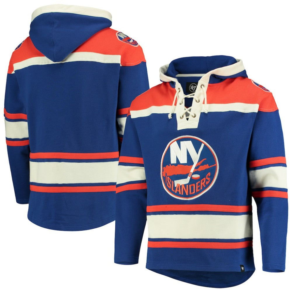 New York Islanders '47 Superior Lacer Hoodie - Royal Hoodies