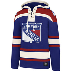 New York Rangers '47 Superior Lacer Hoodie - Blue Hoodies