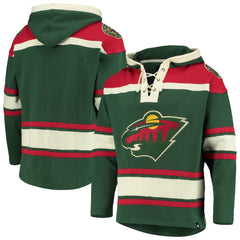 Minnesota Wild '47 Superior Lacer Hoodie - Green Hoodies
