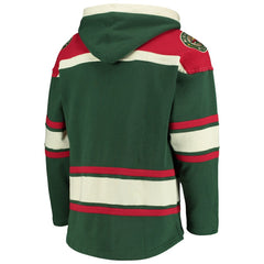 Minnesota Wild '47 Superior Lacer Hoodie - Green Hoodies