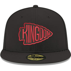 Kansas City Chiefs New Era Omaha 59FIFTY Fitted Hat - Black on sale