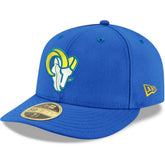 Los Angeles Rams New Era Omaha Low Profile 59FIFTY Fitted Team Hat - Royal for sale