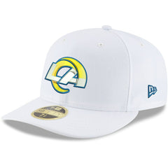 Los Angeles Rams New Era Omaha Low Profile 59FIFTY Fitted Hat - White cheap