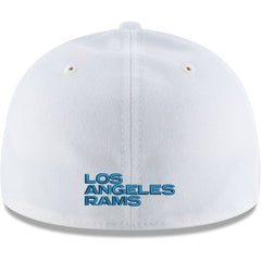 Los Angeles Rams New Era Omaha Low Profile 59FIFTY Fitted Hat - White cheap