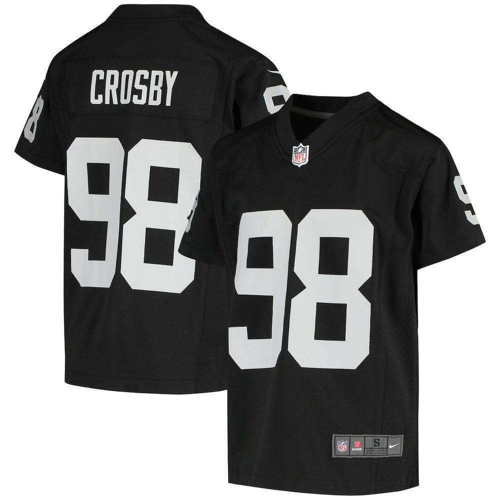 Maxx Crosby Las Vegas Raiders Youth Game Jersey - Black cheap