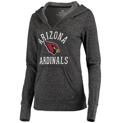 Arizona Cardinals Women's Doubleface Slub Pullover Hoodie - Black on sale