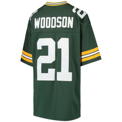 Charles Woodson Green Bay Packers Youth Retired Player Legacy Jersey - Green for sale