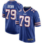 Ruben Brown Buffalo Bills Game Retired Player Jersey - Royal sale