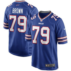 Ruben Brown Buffalo Bills Game Retired Player Jersey - Royal sale