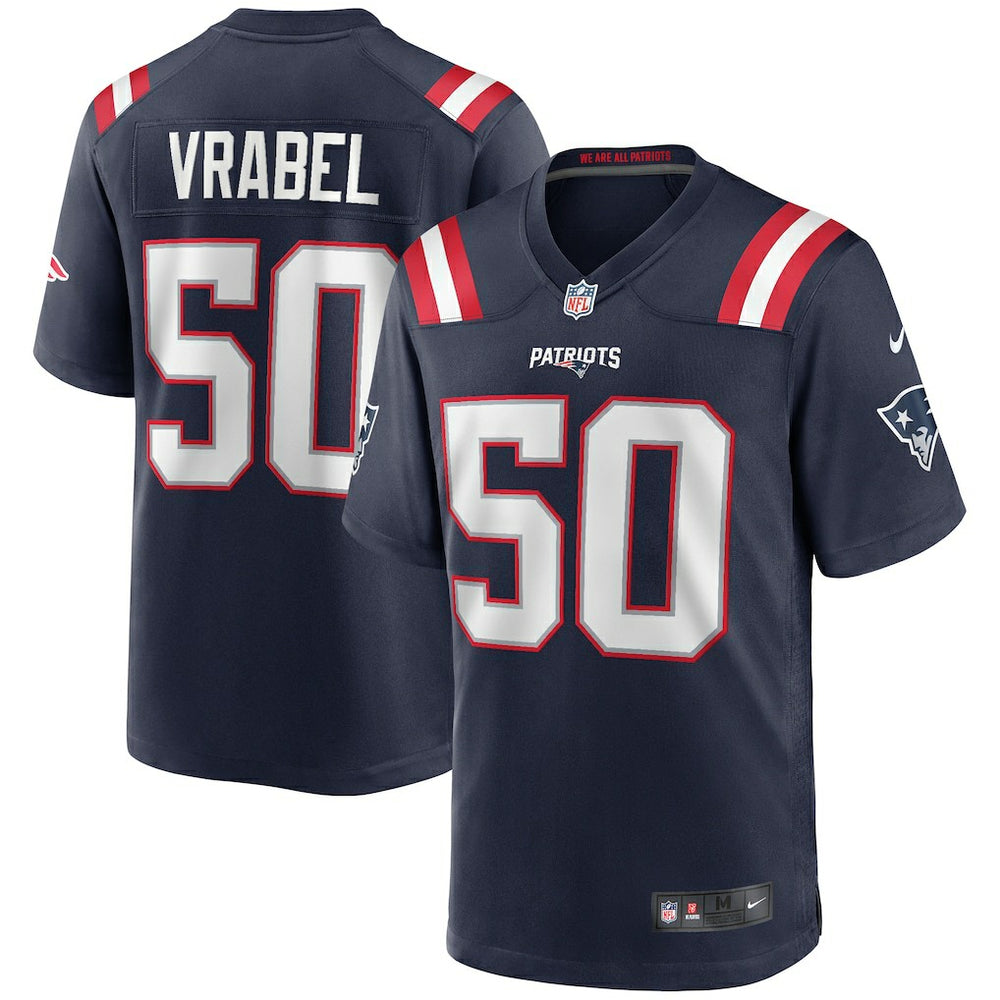 Mike Vrabel New England Patriots Game Retired Player Jersey - Navy sale