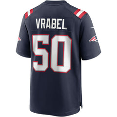 Mike Vrabel New England Patriots Game Retired Player Jersey - Navy sale
