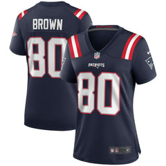 Troy Brown New England Patriots Women's Game Retired Player Jersey - Navy sale