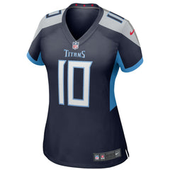 Vince Young Tennessee Titans Women's Game Retired Player Jersey - Navy sale