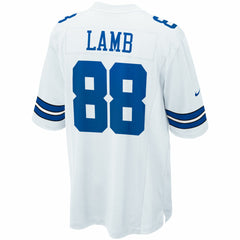 CeeDee Lamb Dallas Cowboys Game Team Jersey - White for sale