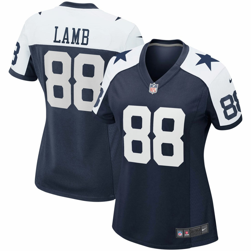 CeeDee Lamb Dallas Cowboys Women's Alternate Game Team Jersey - Navy cheap