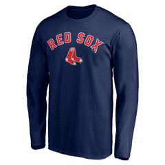 Boston Red Sox Personalized Winning Streak Name & Number Long Sleeve T-Shirt Navy
