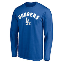 Los Angeles Dodgers Personalized Winning Streak Name & Number Long Sleeve T-Shirt Royal