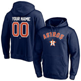 Houston Astros Personalized Winning Streak Name & Number Pullover Hoodie Navy